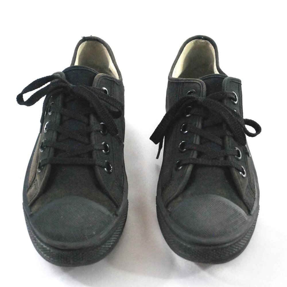 Black Canvas Shoes